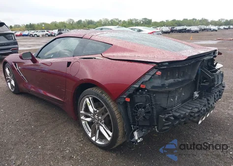 2016 Chevrolet Corvette Stingray Z51 из США, поврежденный, VIN 1G1YM2D76G5117680